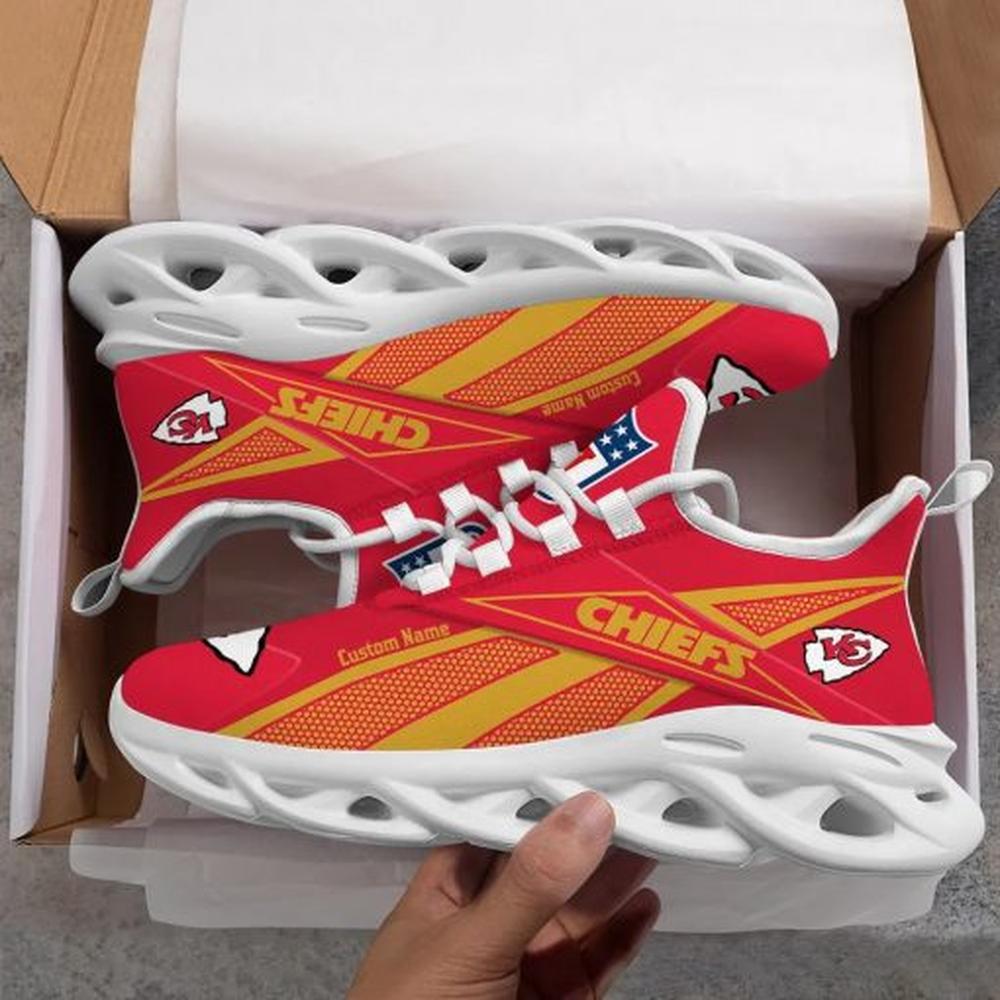 Ideafootwear Kansas City Chiefs Max Soul Shoes Sneakers For Men And Women 7