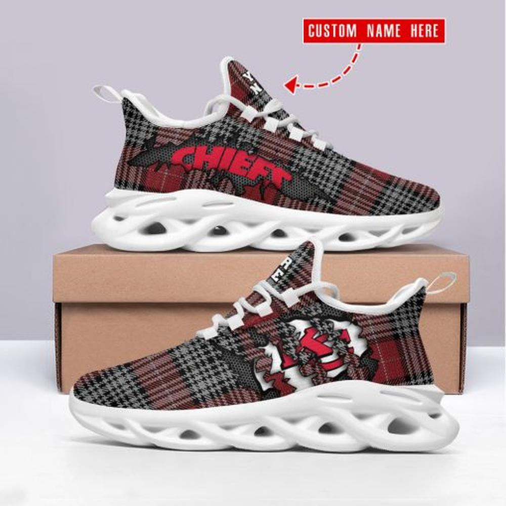 Ideafootwear Kansas City Chiefs Max Soul Shoes Sneakers For Men And Women 48