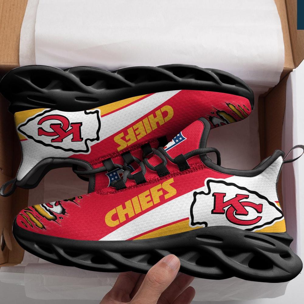Ideafootwear Kansas City Chiefs Max Soul Shoes Sneakers For Men And Women 4