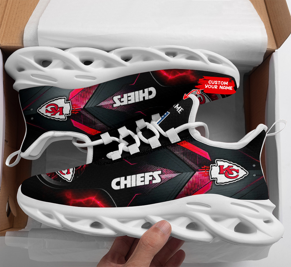 Ideafootwear Kansas City Chiefs Max Soul Shoes Sneakers For Men And Women 44