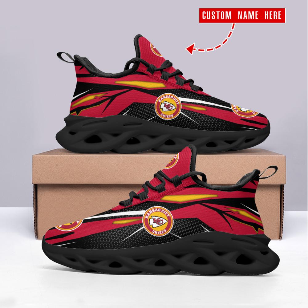 Ideafootwear Kansas City Chiefs Max Soul Shoes Sneakers For Men And Women 46