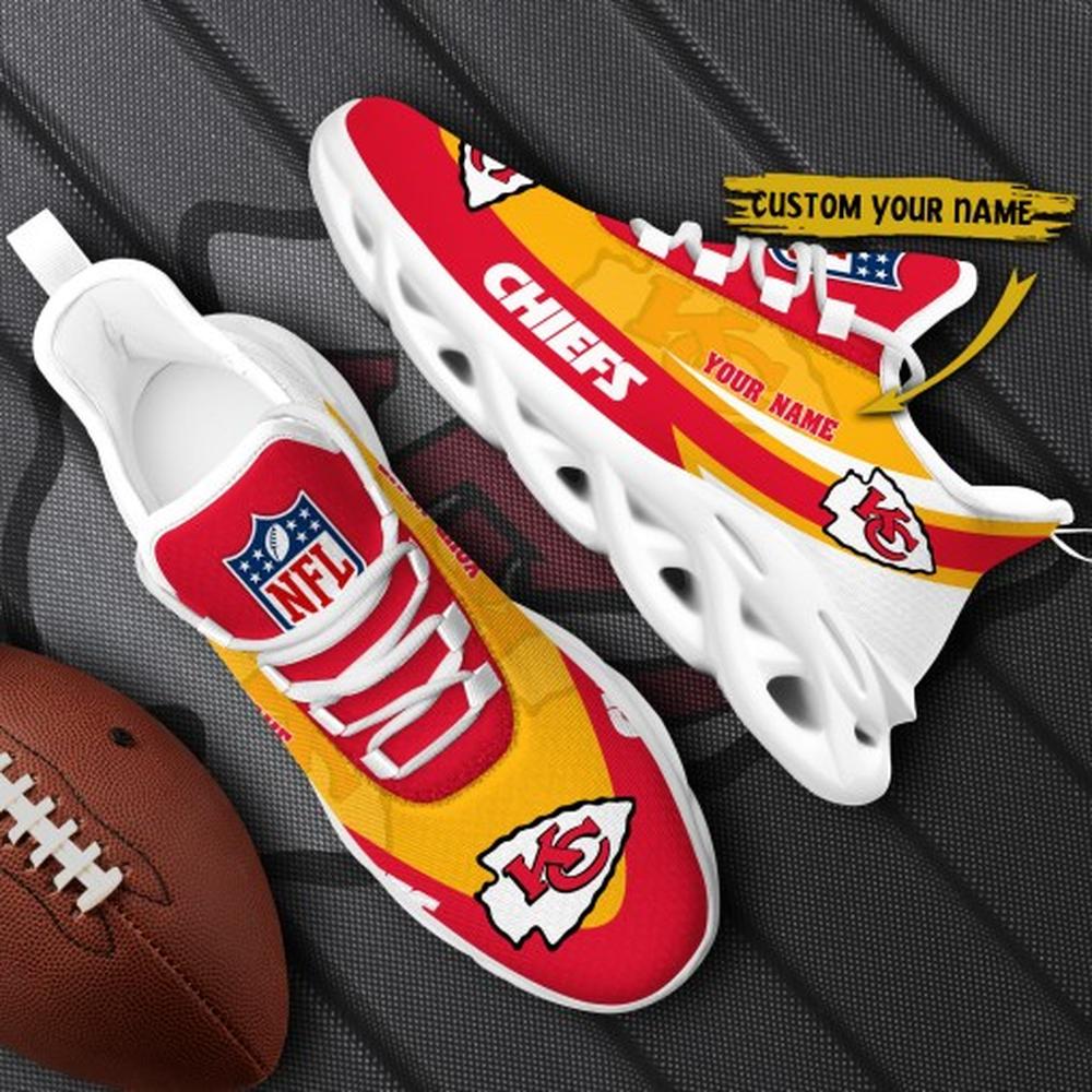 Ideafootwear Kansas City Chiefs Max Soul Shoes Sneakers For Men And Women 54