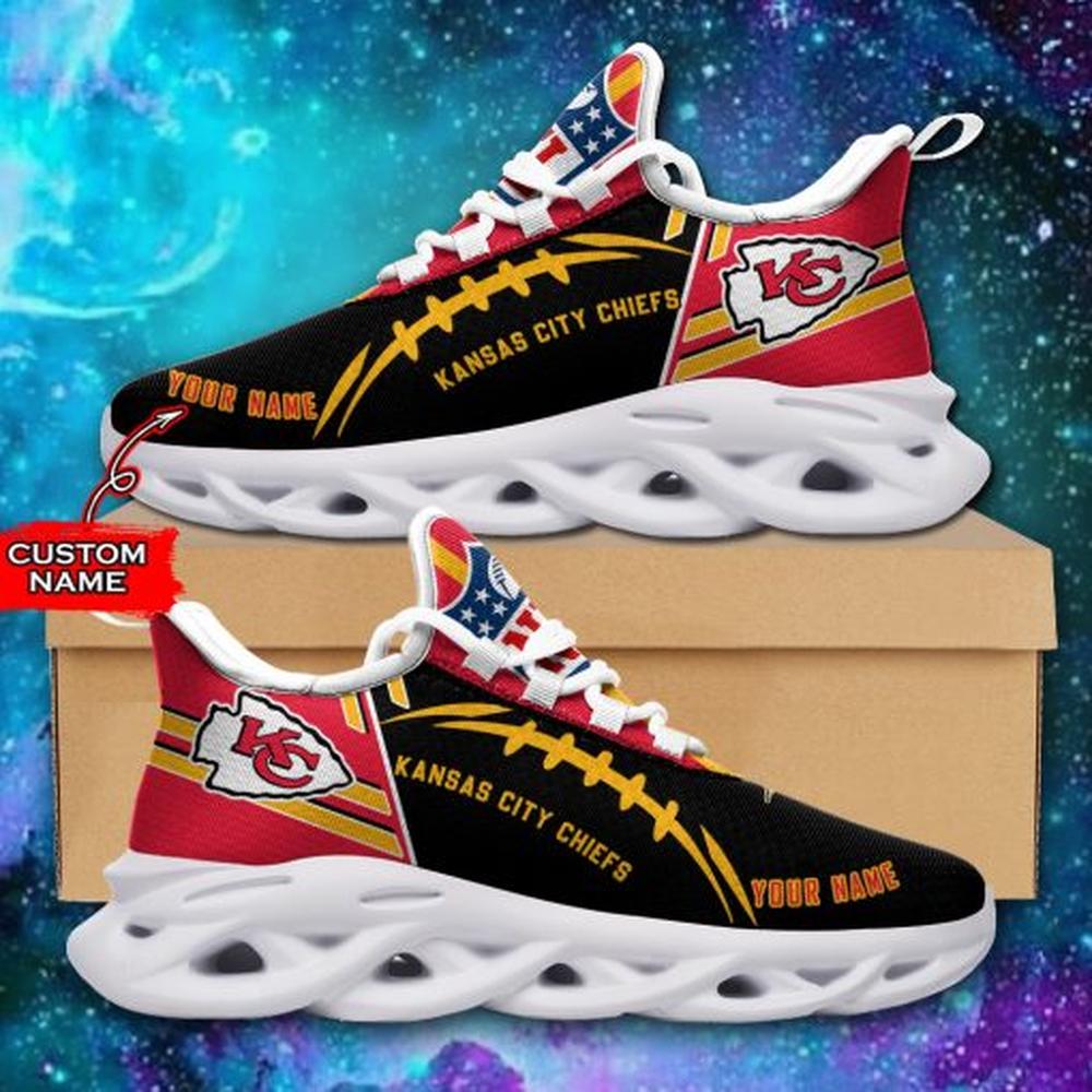 Ideafootwear Kansas City Chiefs Max Soul Shoes Sneakers For Men And Women 52