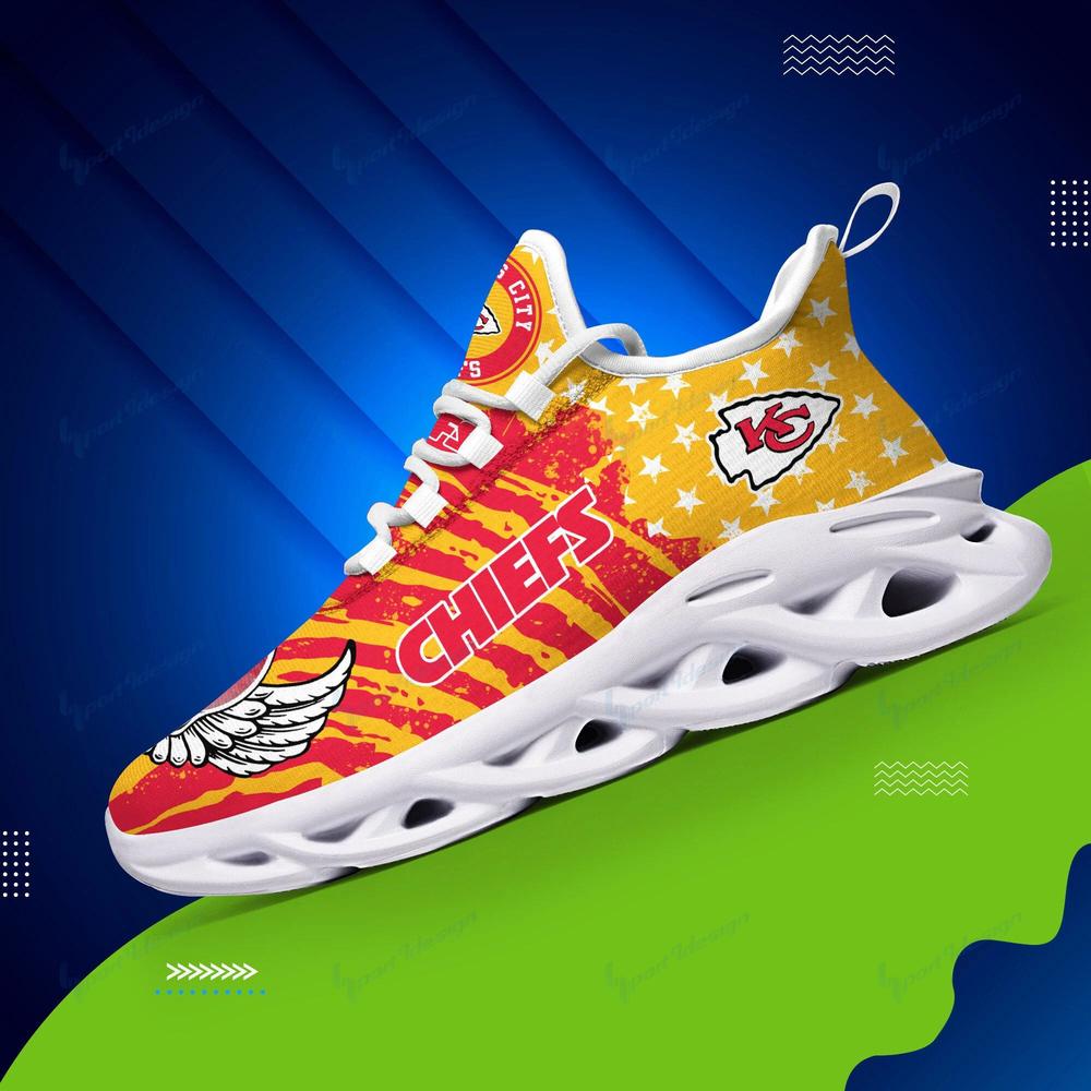 Ideafootwear Kansas City Chiefs Max Soul Shoes Sneakers For Men And Women 73