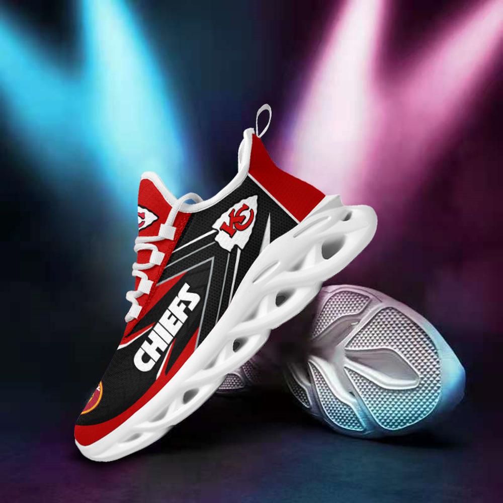Ideafootwear Kansas City Chiefs Max Soul Shoes Sneakers For Men And Women 6