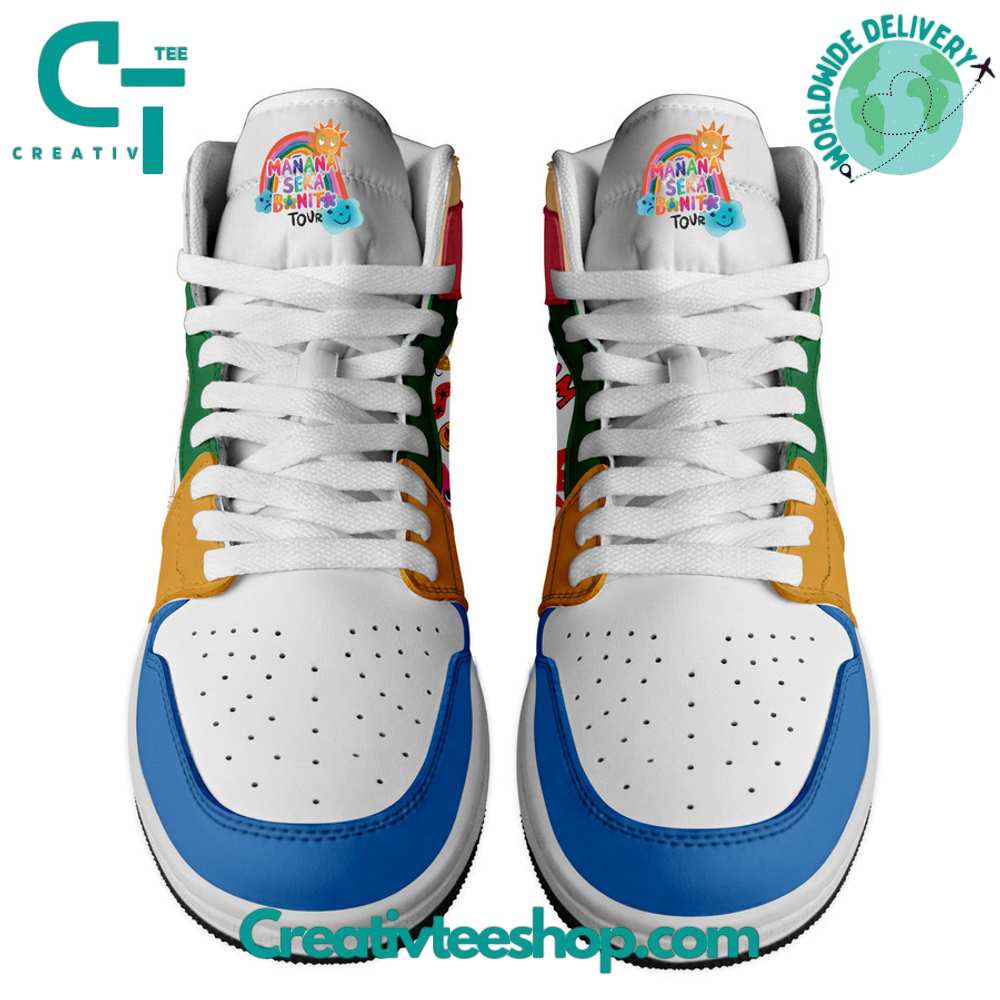 Ideafootwear Karol G Mermaid AJ1 High Sneakers Shoes For Men And Women 1