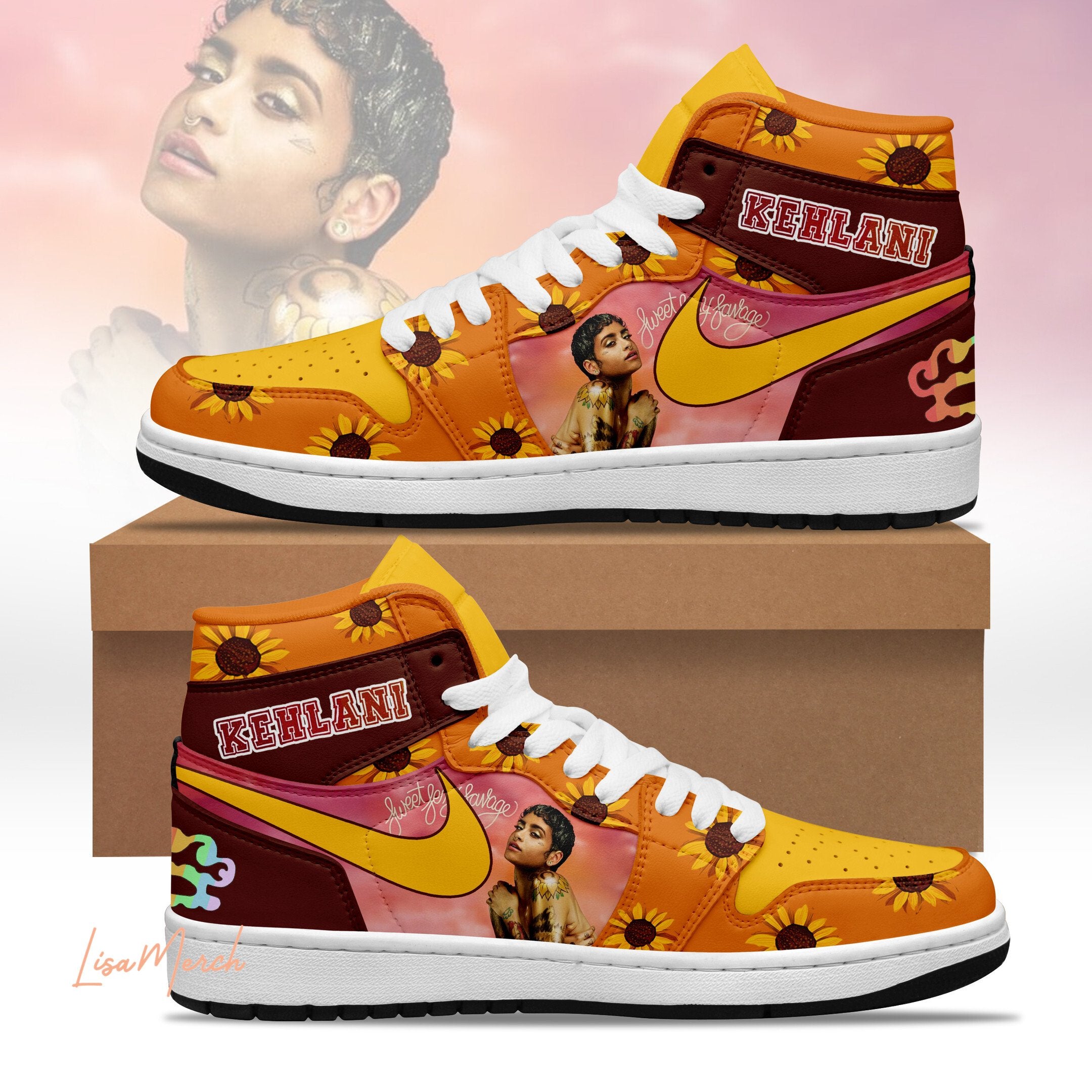 Ideafootwear Kehlani AJ1 High Sneakers Shoes For Men And Women 1