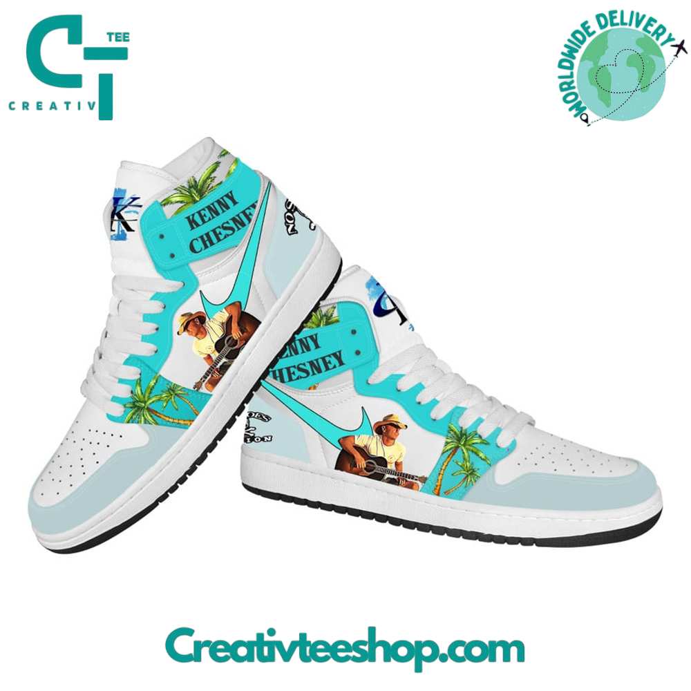 Ideafootwear Kenny Chesney AJ1 High Sneakers Shoes For Men And Women 2