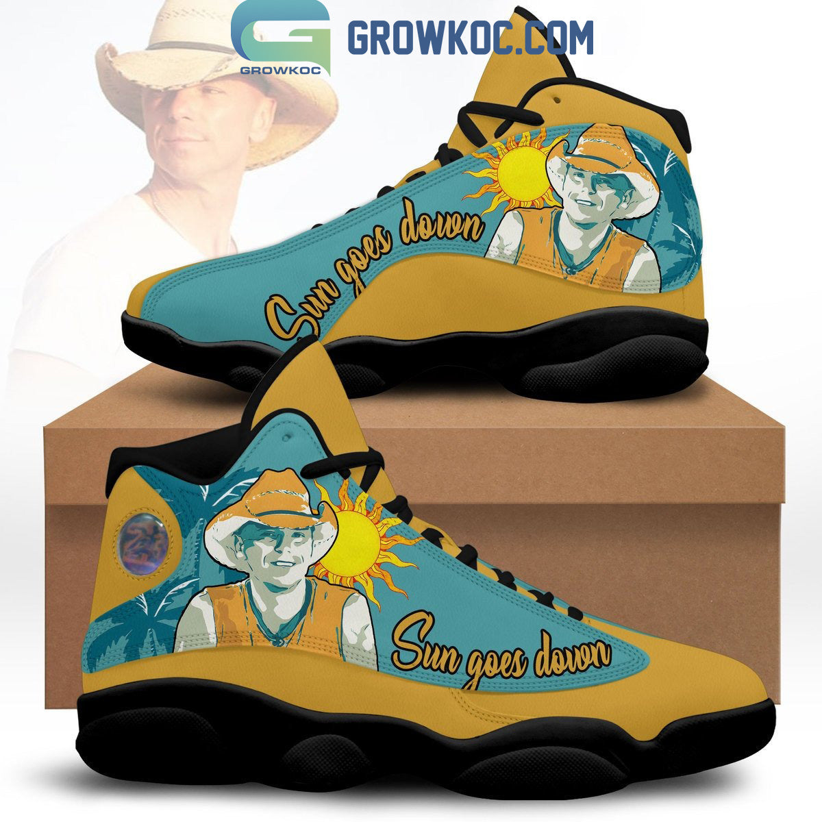 Ideafootwear Kenny Chesney AJ13 Sneakers Shoes For Men And Women 2