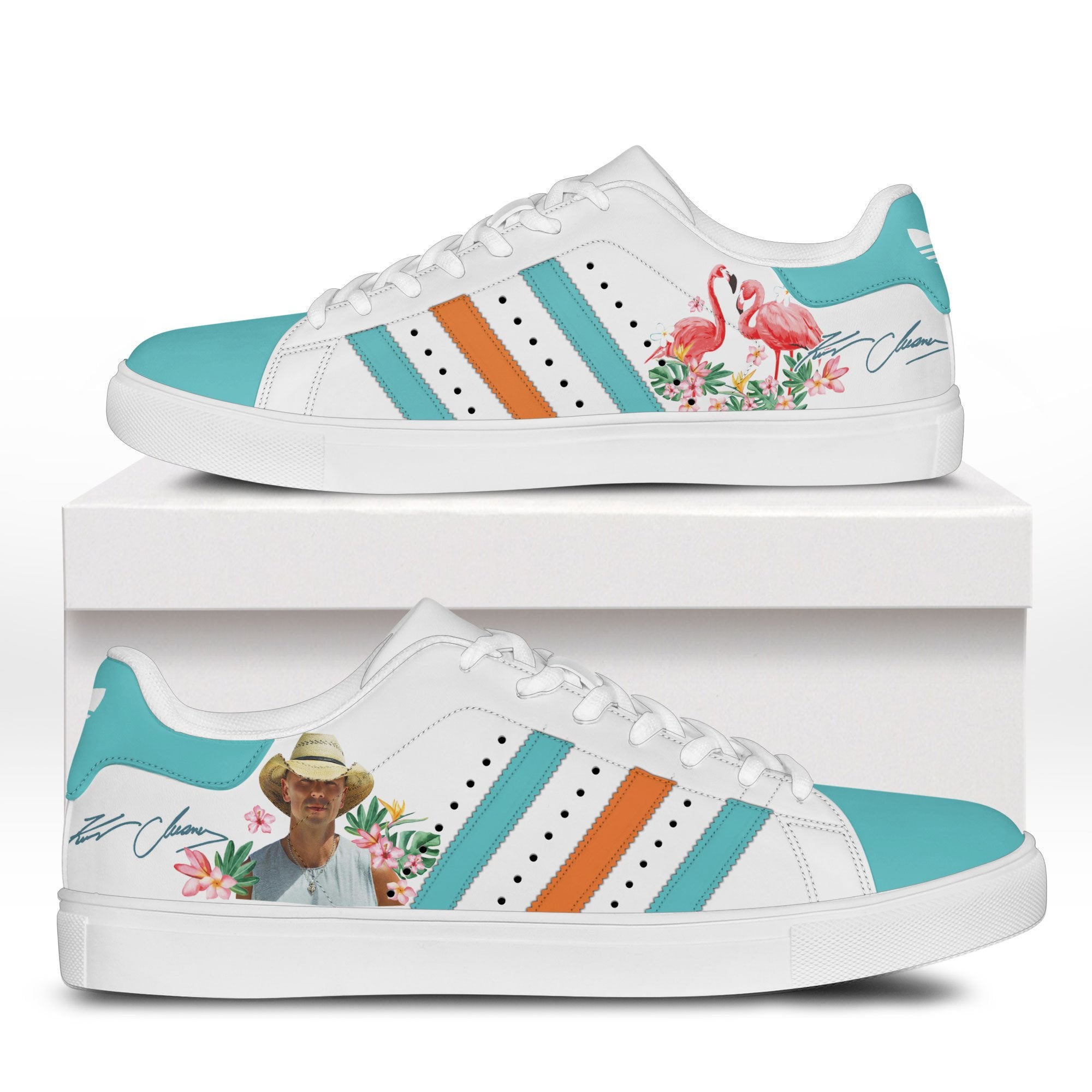 Ideafootwear Kenny Chesney Skate Stan Shoes Sneakes For Men And Women 2