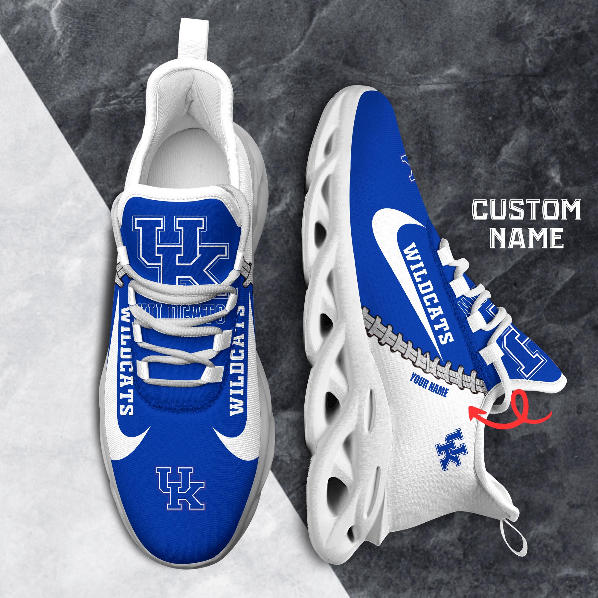 Ideafootwear Kentucky Wildcats Max Soul Shoes Sneakers For Men And Women 2