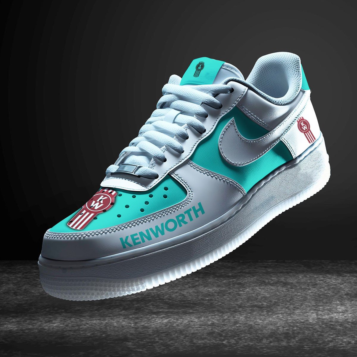 Ideafootwear Kenworth Air Low-Top Sneakers Shoes For Men And Women 9