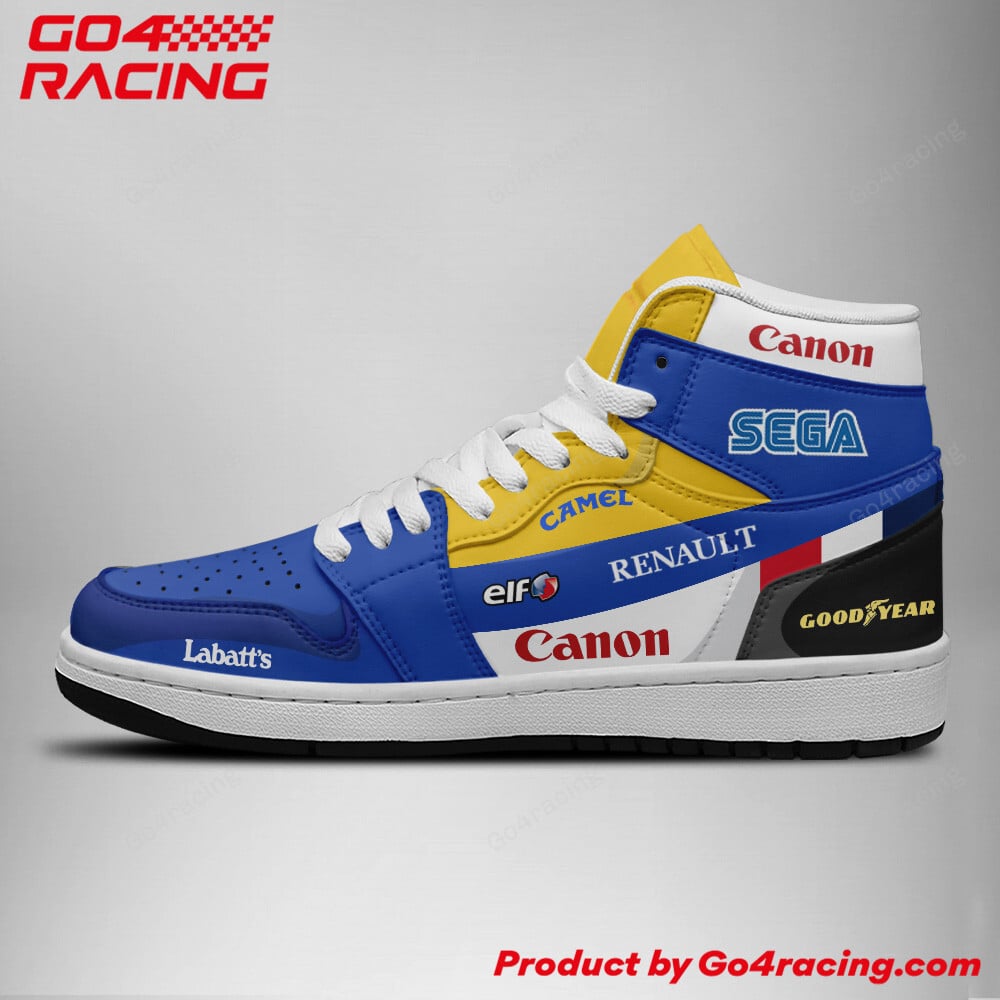 Ideafootwear Kick Sauber Formula AJ1 High Sneakers Shoes For Men And Women 1