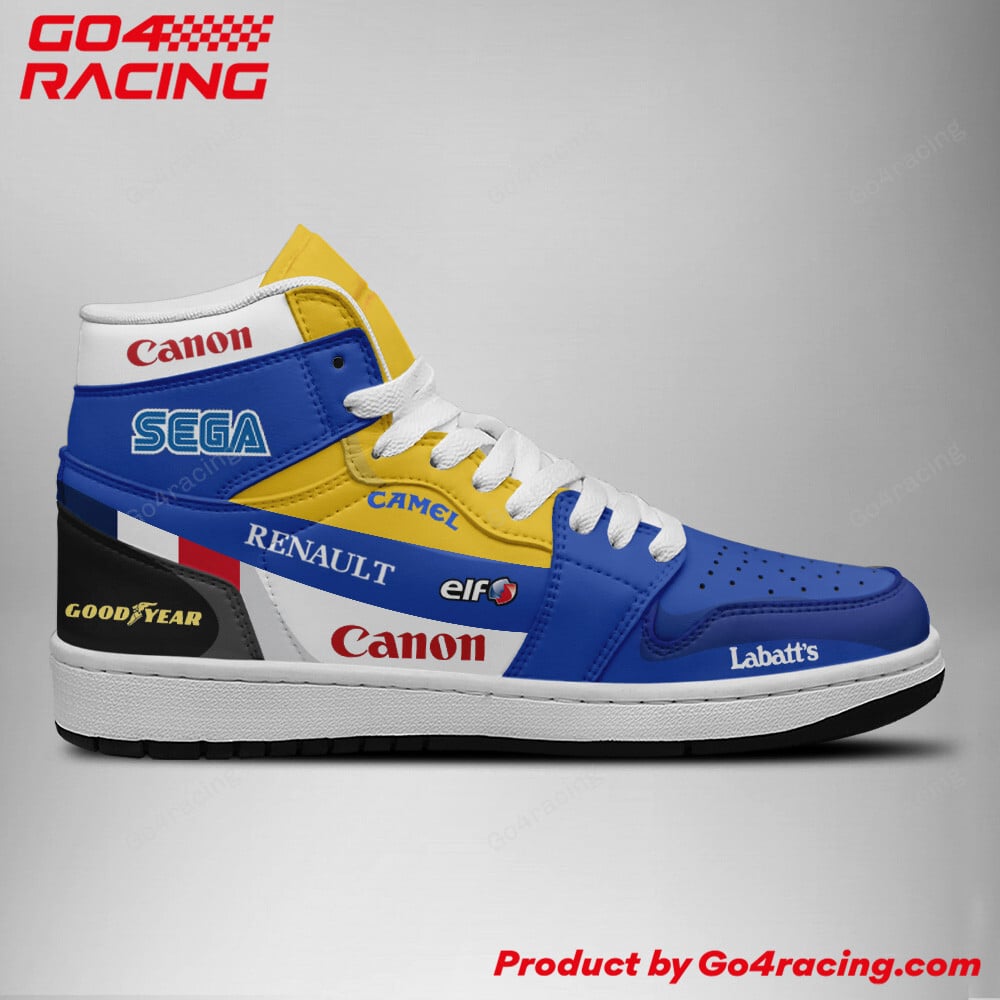 Ideafootwear Kick Sauber Formula AJ1 High Sneakers Shoes For Men And Women 1