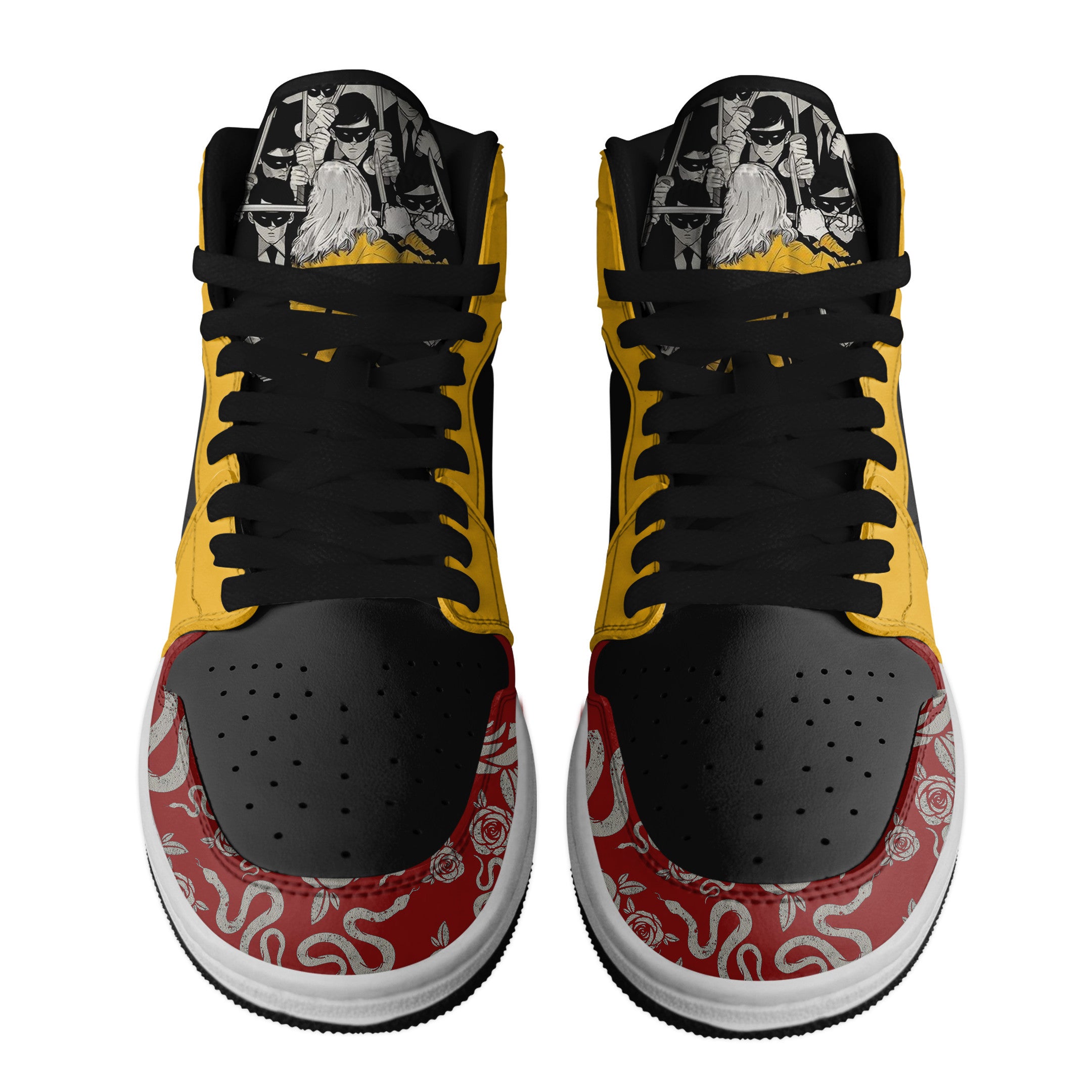Ideafootwear Kill Bill AJ1 High Sneakers Shoes For Men And Women 1