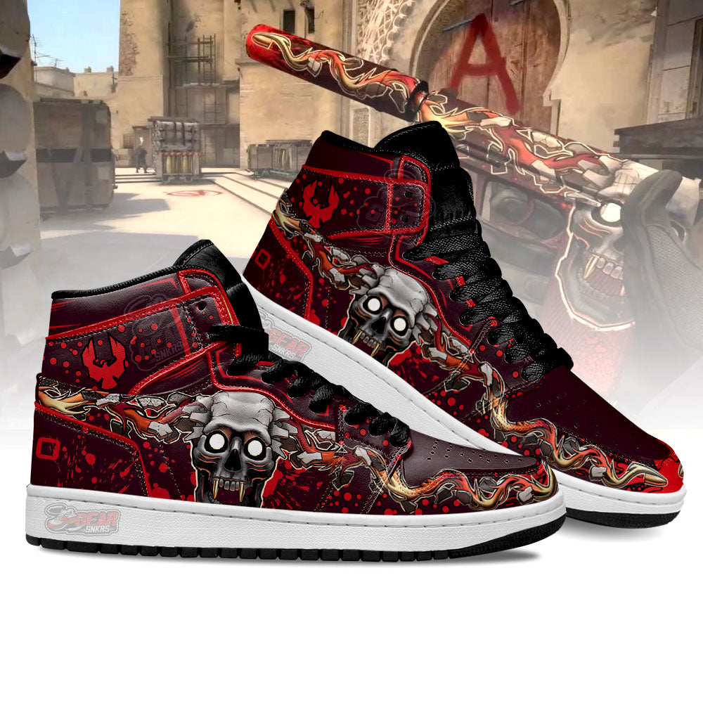Ideafootwear Kill Confirmed USP-S Counter Strike Skins AJ1 High Sneakers Shoes For Men And Women 1