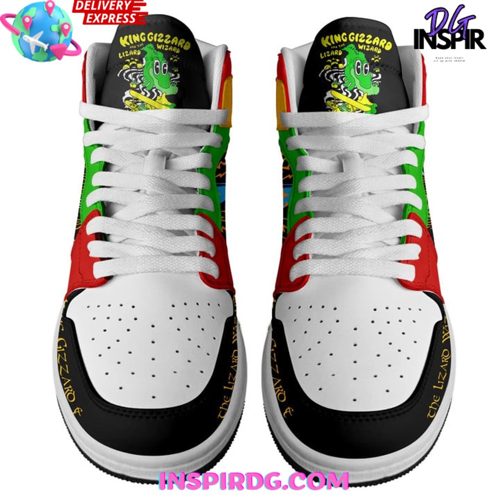 Ideafootwear King Gizzard & the Lizard Wizard AJ1 High Sneakers Shoes For Men And Women 1