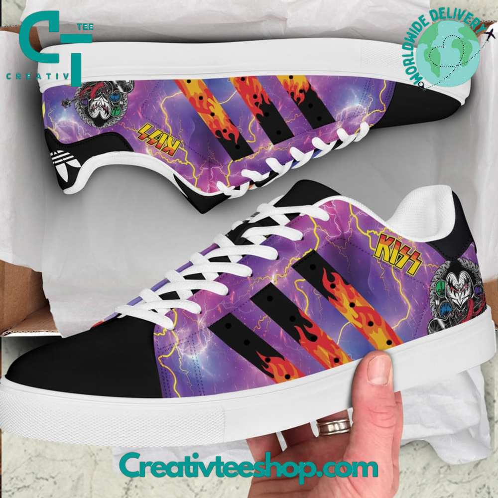 Ideafootwear Kiss Band Adidas  Skate Stan Shoes Sneakes For Men And Women 1