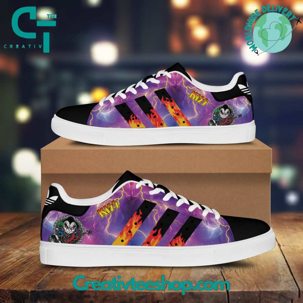 Ideafootwear Kiss Band Adidas  Skate Stan Shoes Sneakes For Men And Women 1