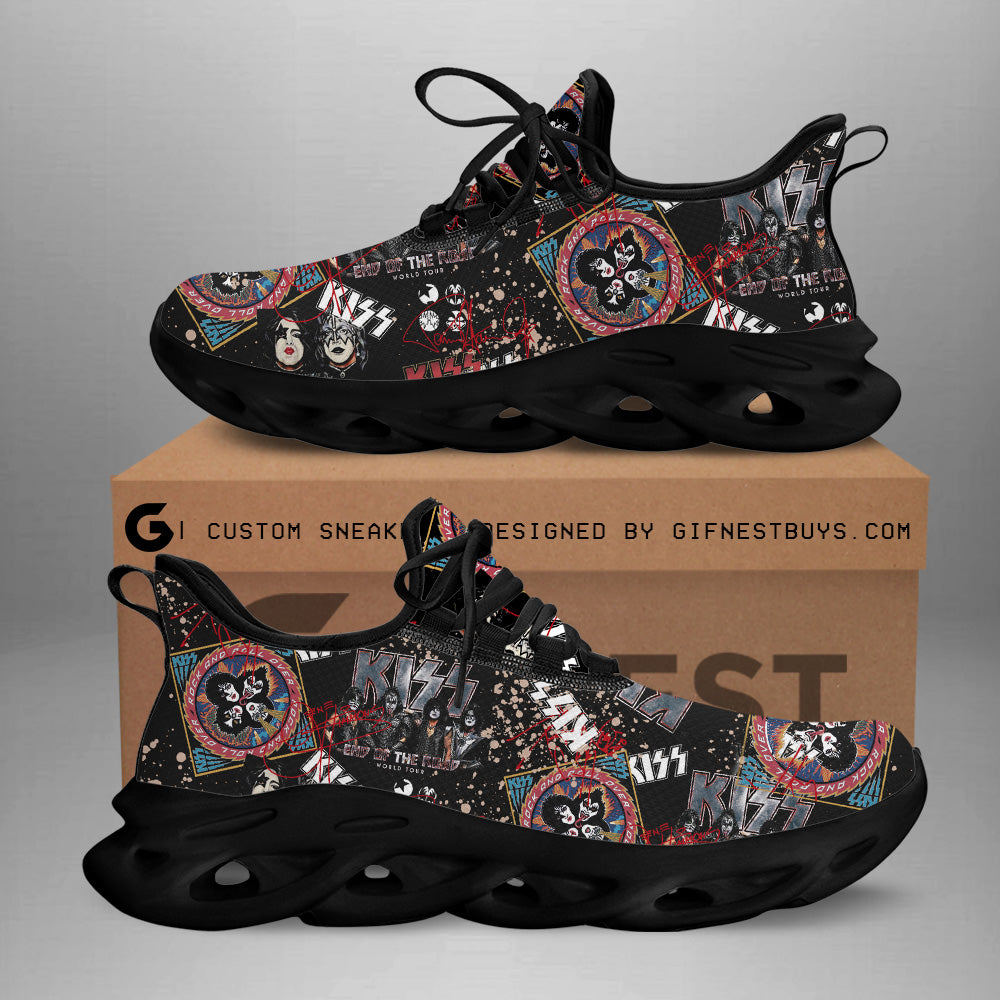 Ideafootwear Kiss Band Max Soul Shoes Sneakers For Men And Women 1