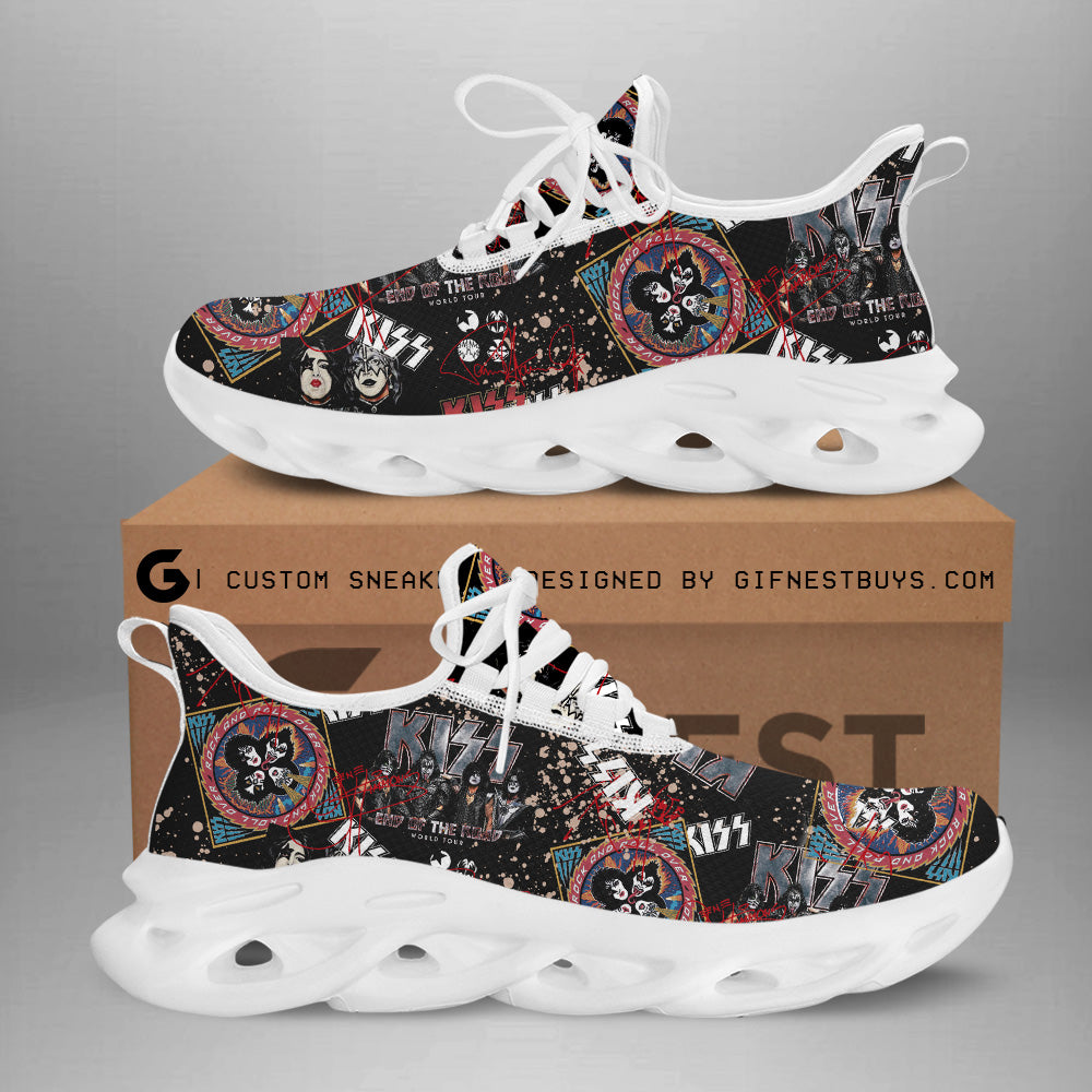 Ideafootwear Kiss Band Max Soul Shoes Sneakers For Men And Women 1