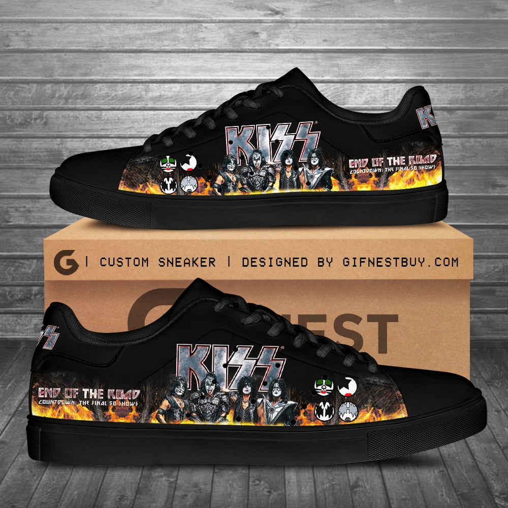 Ideafootwear Kiss Band Skate Stan Shoes Sneakes For Men And Women 1