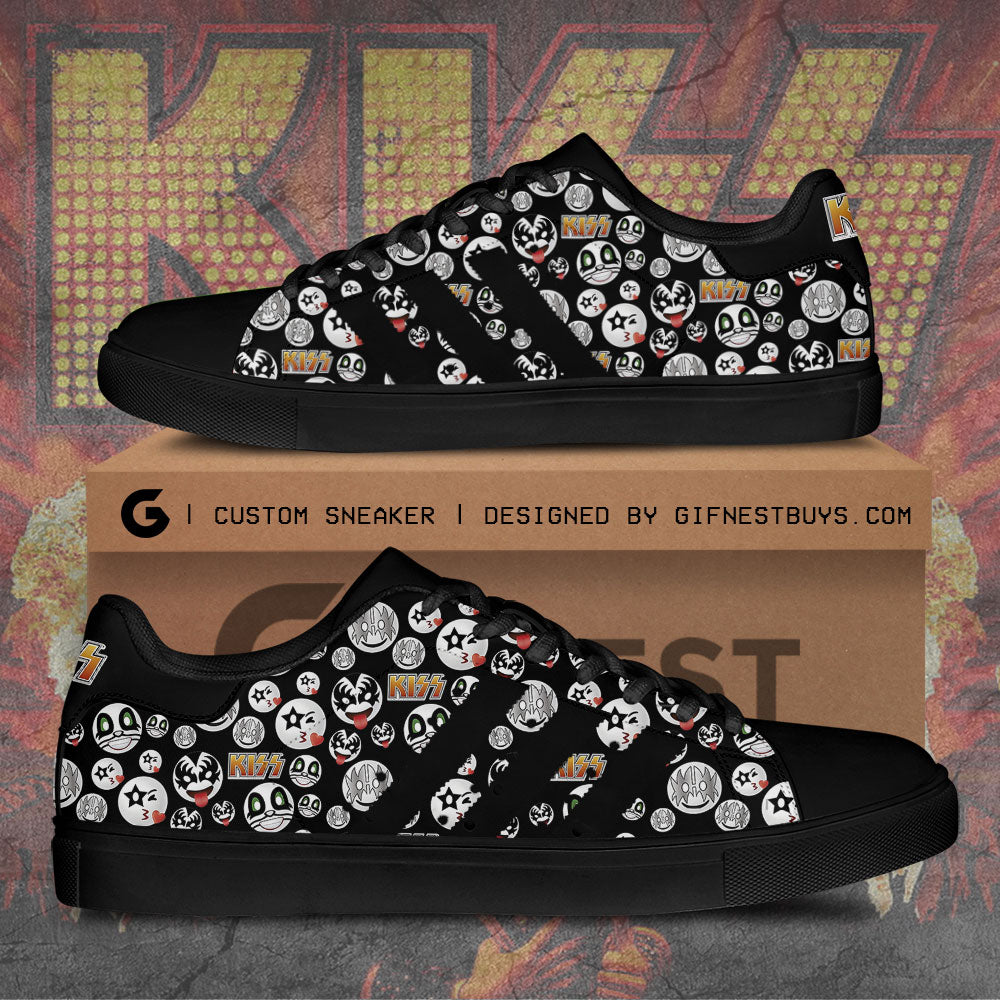 Ideafootwear Kiss Band Skate Stan Shoes Sneakes For Men And Women 8