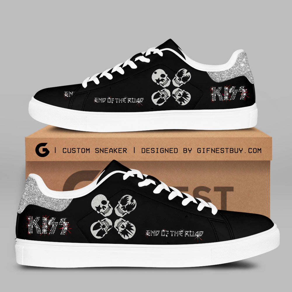 Ideafootwear Kiss Band Skate Stan Shoes Sneakes For Men And Women 7