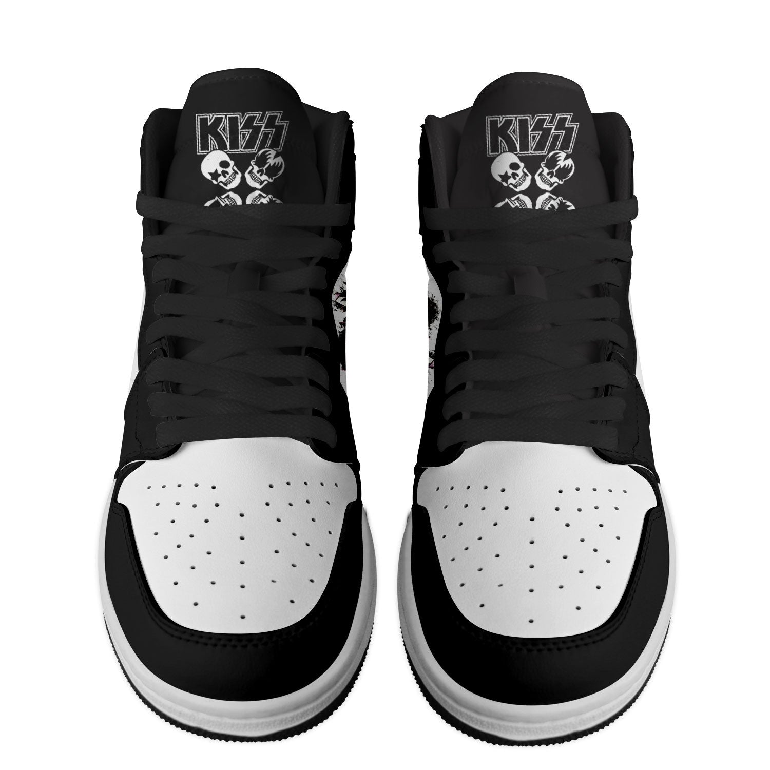 Ideafootwear Kiss AJ1 High Sneakers Shoes For Men And Women 7