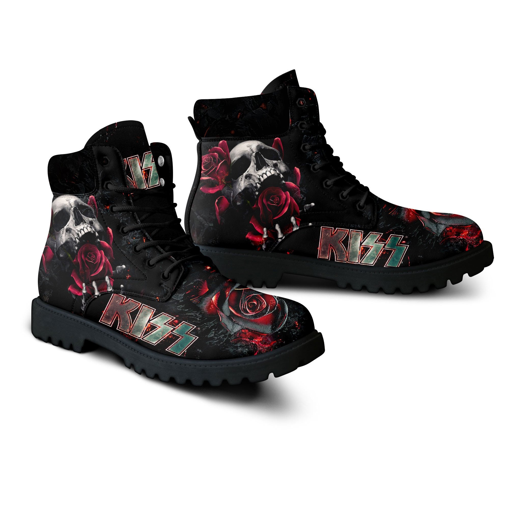 Ideafootwear Kiss AJ1 High Sneakers Shoes For Men And Women 5