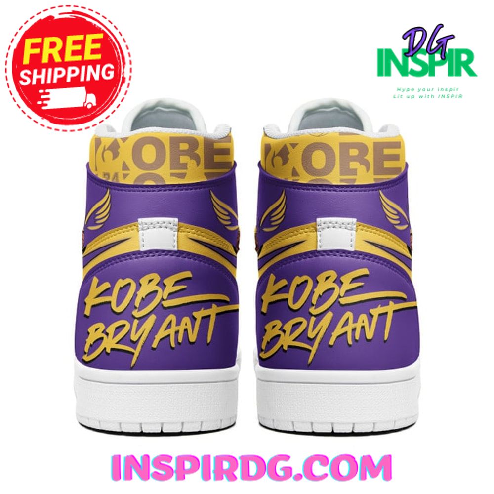 Ideafootwear Kobe Bryant Blick Mamba High AJ1 High Sneakers Shoes For Men And Women 1