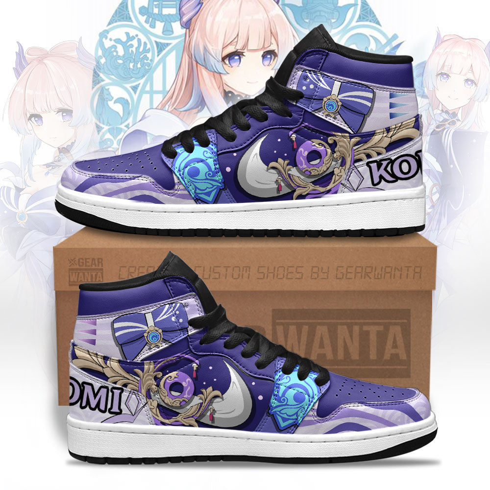 Ideafootwear Kokomi Sw Genshin Impact AJ1 High Sneakers Shoes For Men And Women 1