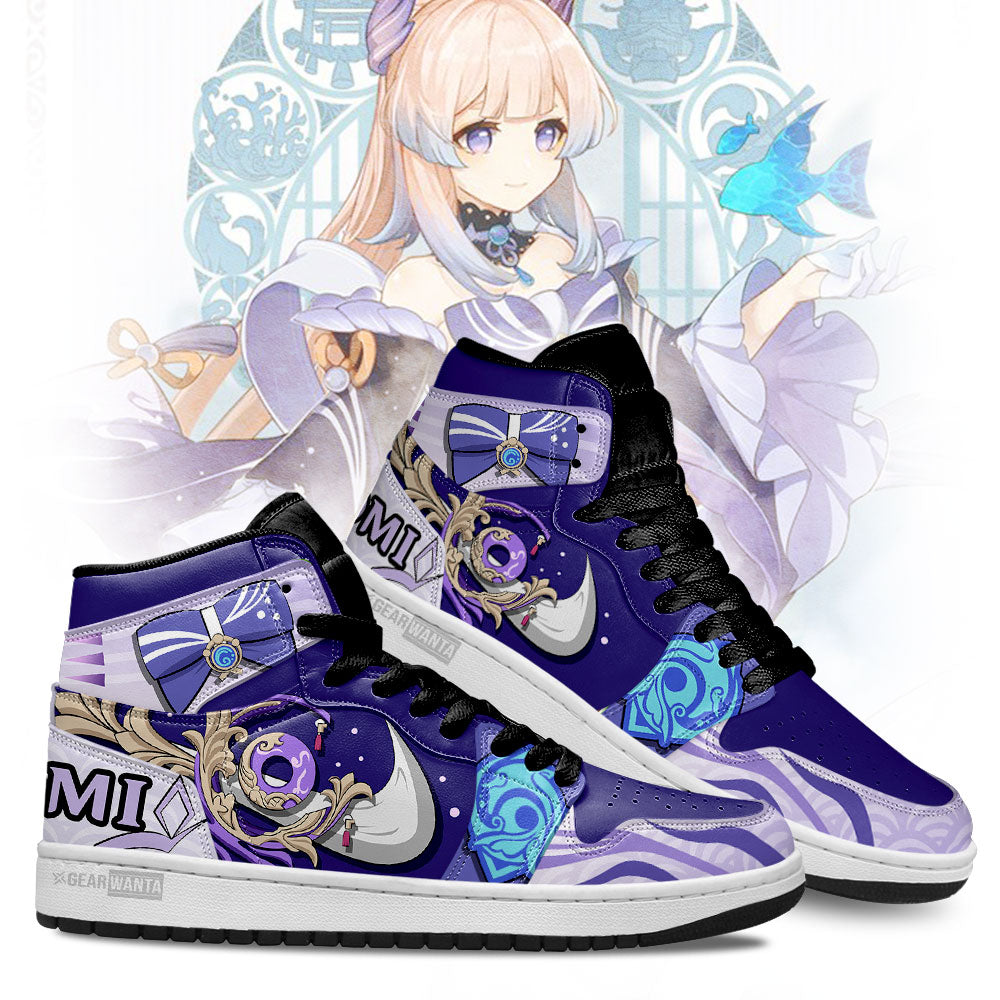 Ideafootwear Kokomi Sw Genshin Impact AJ1 High Sneakers Shoes For Men And Women 1