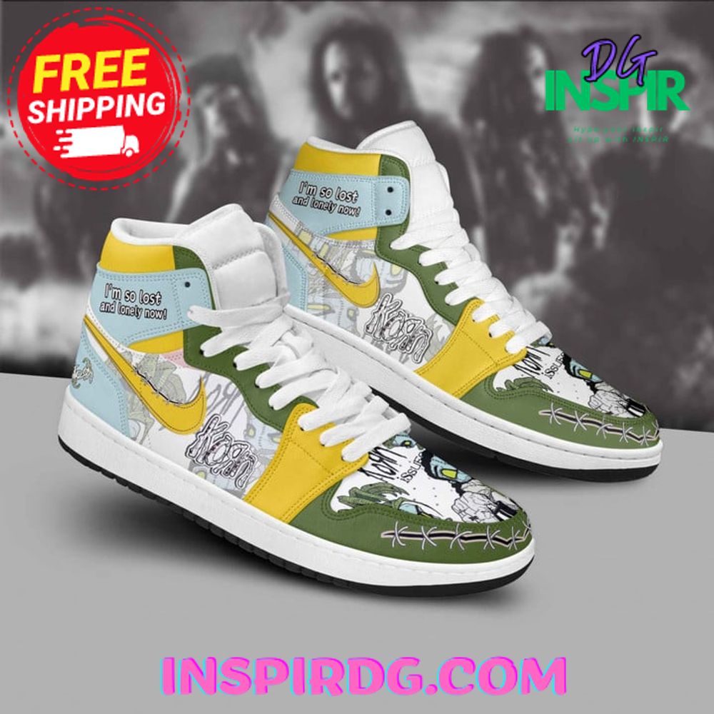 Ideafootwear Korn AJ1 High Sneakers Shoes For Men And Women 7