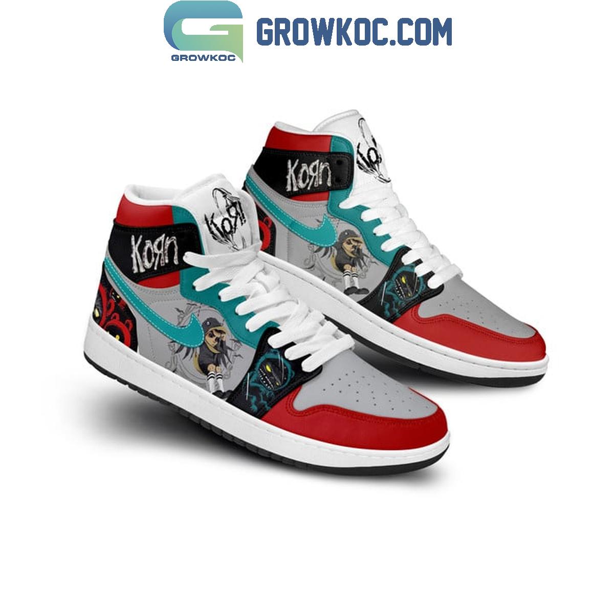Ideafootwear Korn AJ1 High Sneakers Shoes For Men And Women 5