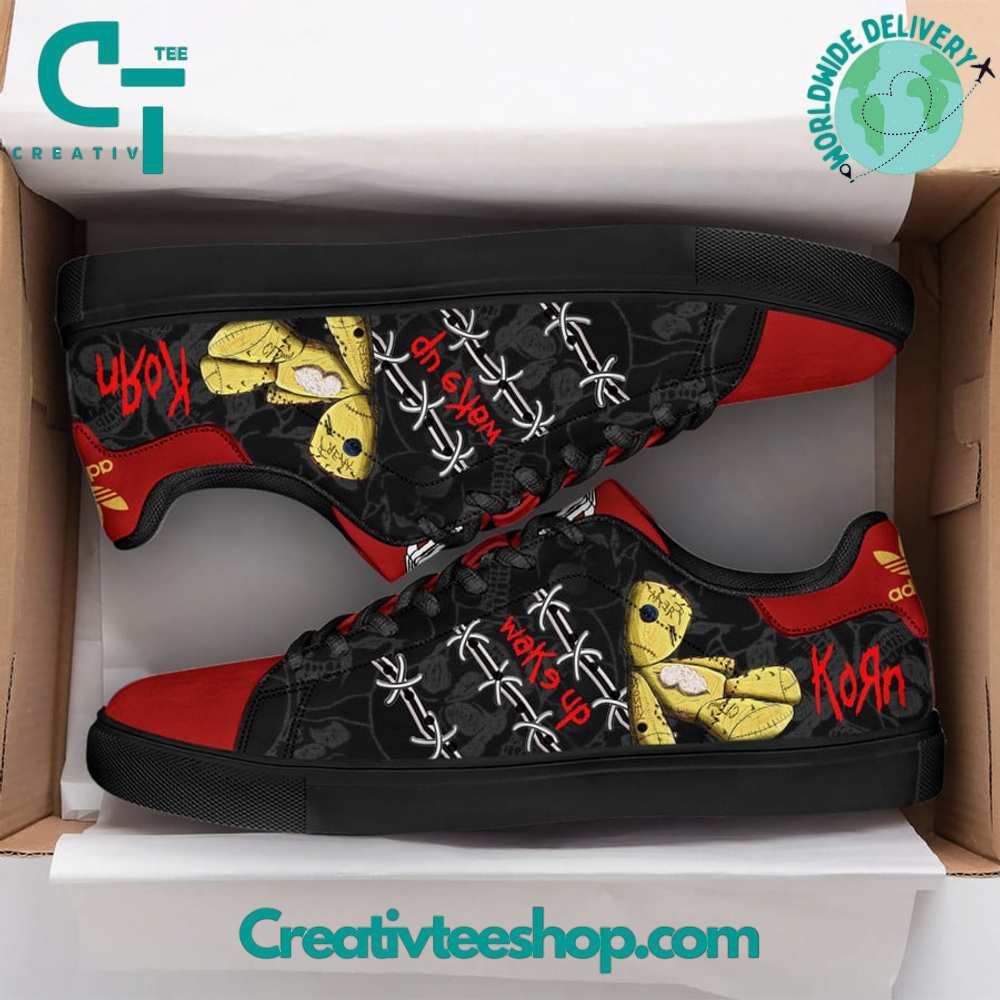 Ideafootwear Korn Wake Up  Skate Stan Shoes Sneakes For Men And Women 1