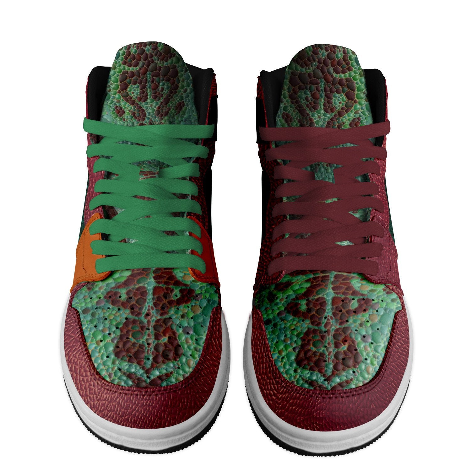 Ideafootwear Kungfu Panda AJ1 High Sneakers Shoes For Men And Women 2
