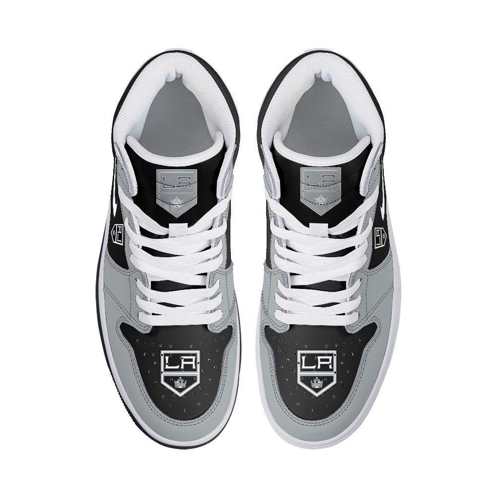 Ideafootwear LA Kings AJ1 High Sneakers Shoes For Men And Women 1