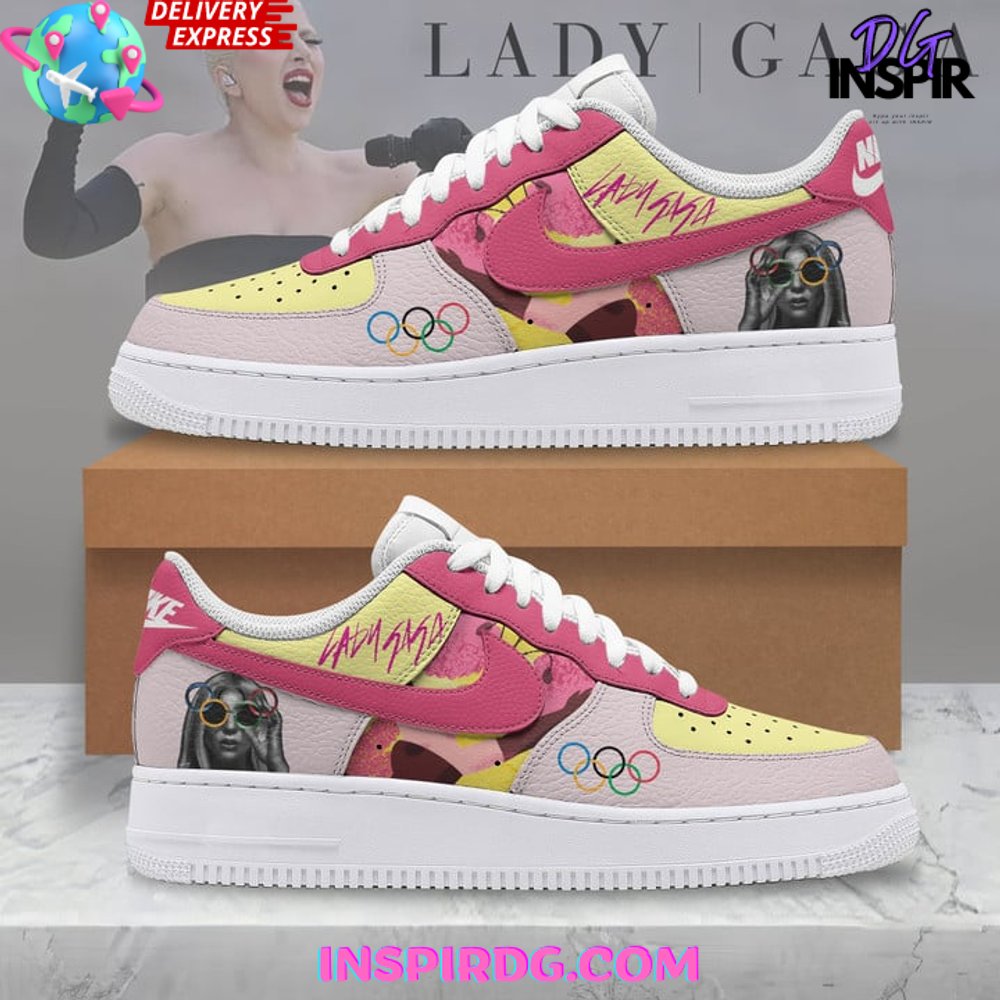 Ideafootwear Lady Gaga Air Low-Top Sneakers Shoes For Men And Women 4