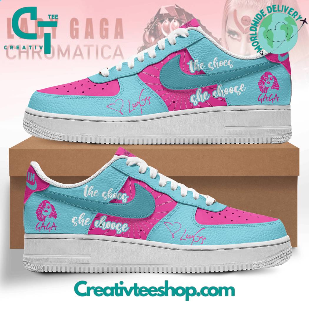 Ideafootwear Lady Gaga Chromatica  Air Low-Top Sneakers Shoes For Men And Women 1
