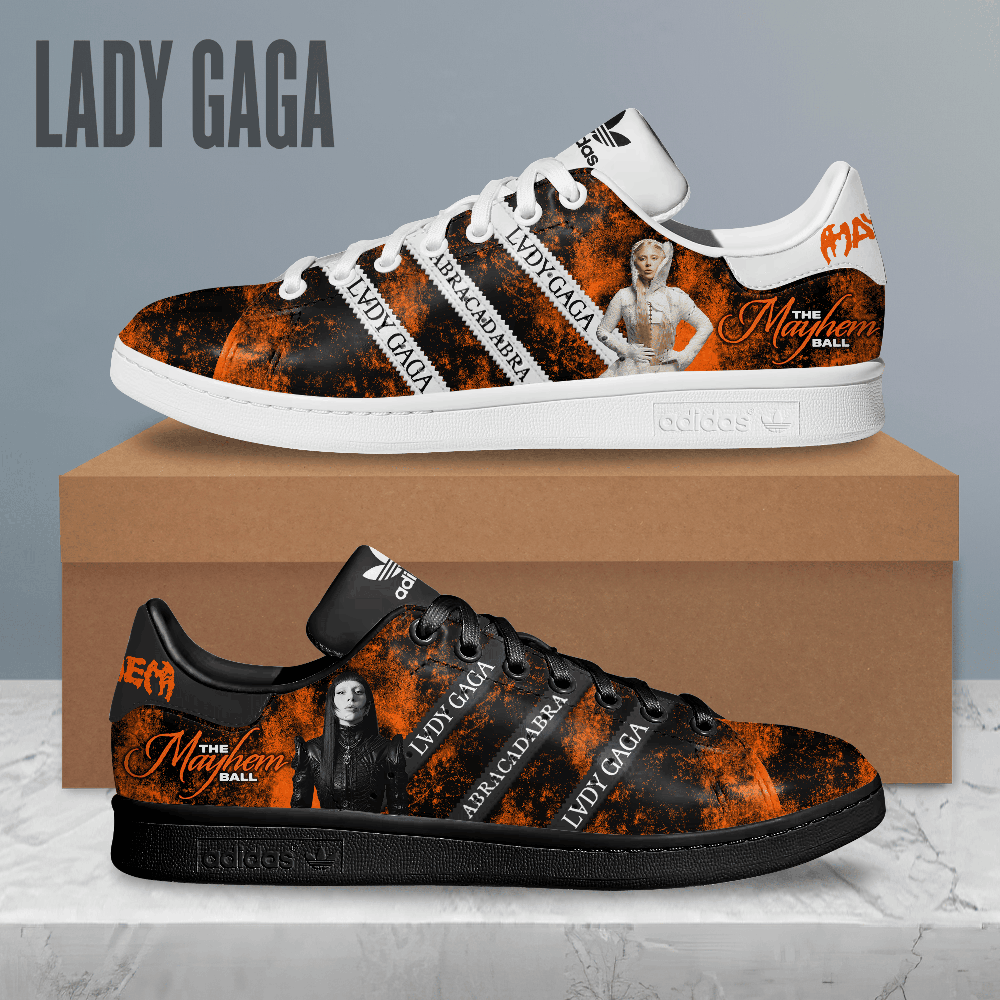 Ideafootwear Lady Gaga Skate Stan Shoes Sneakes For Men And Women 1