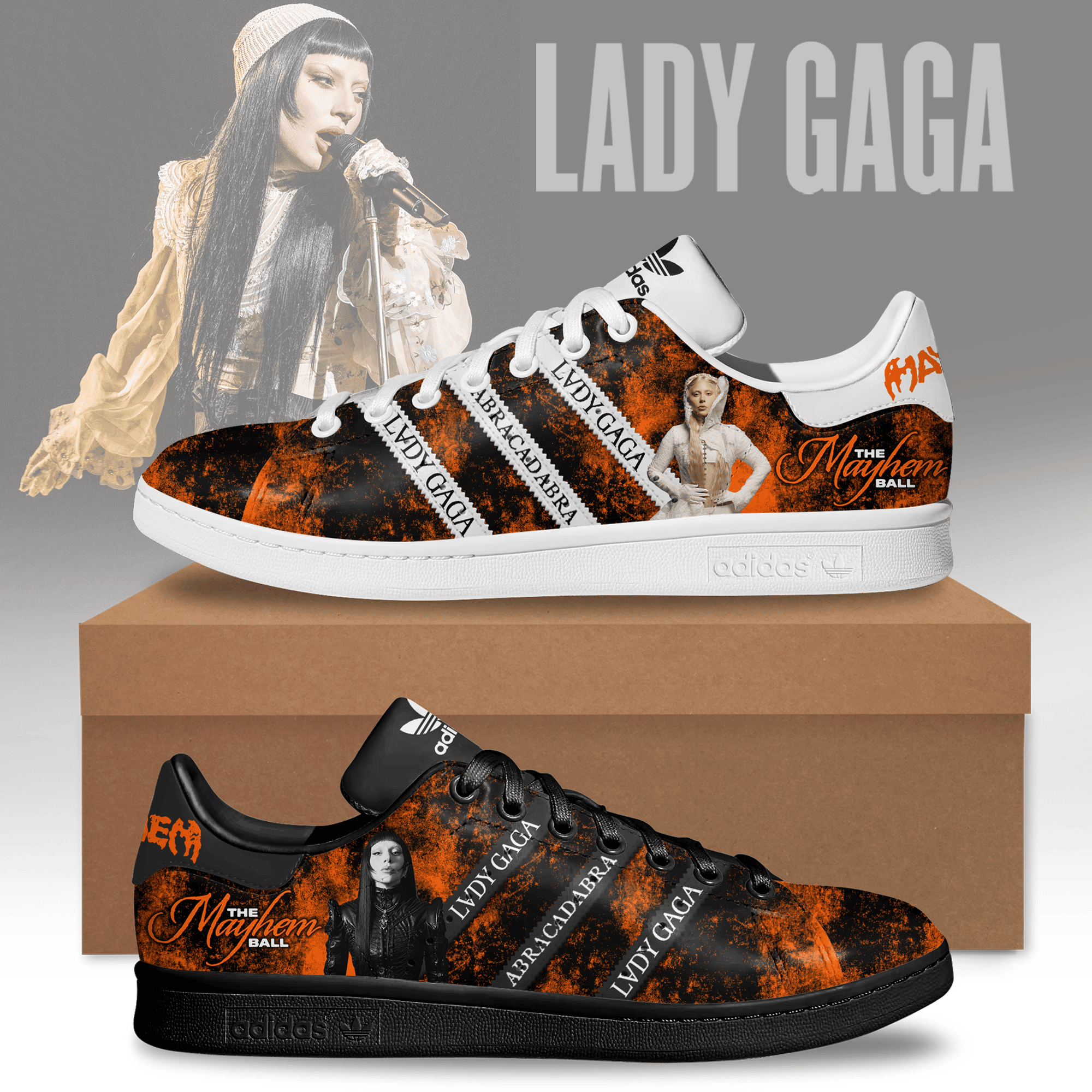 Ideafootwear Lady Gaga Skate Stan Shoes Sneakes For Men And Women 1
