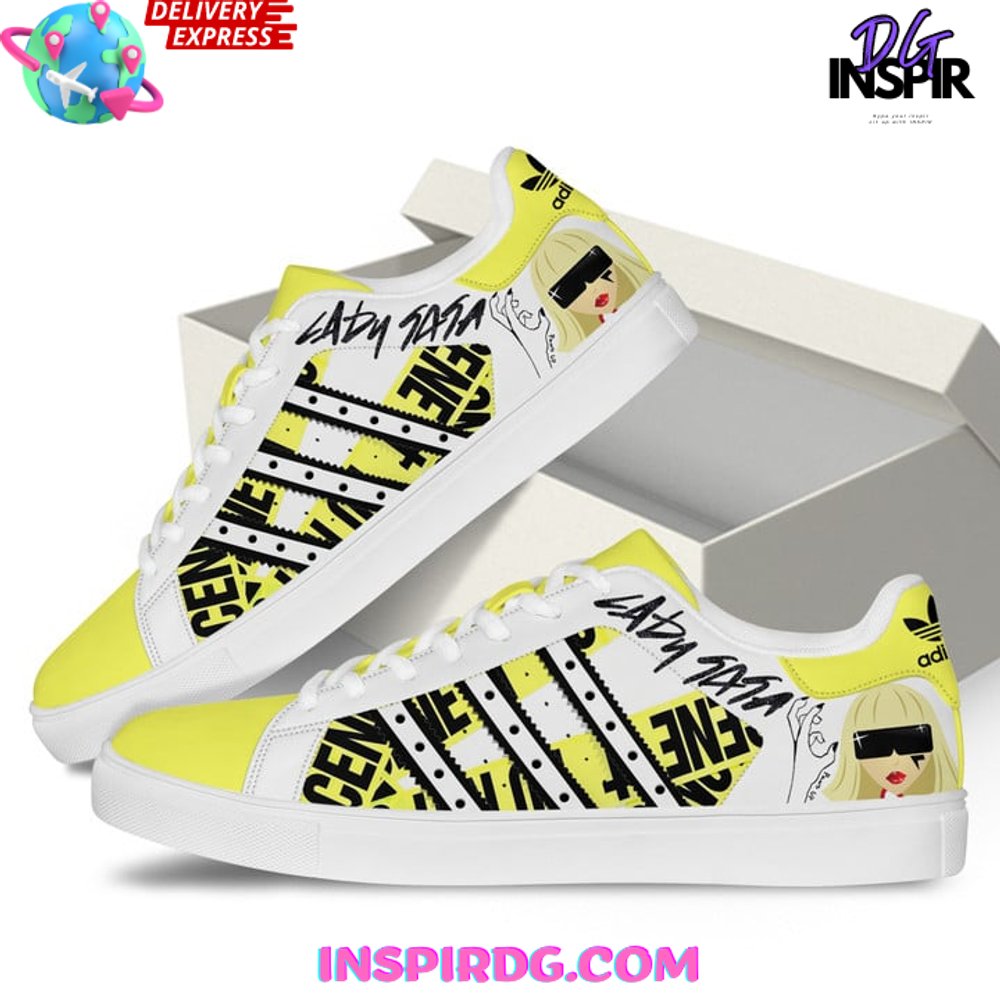 Ideafootwear Lady Gaga Skate Stan Shoes Sneakes For Men And Women 2