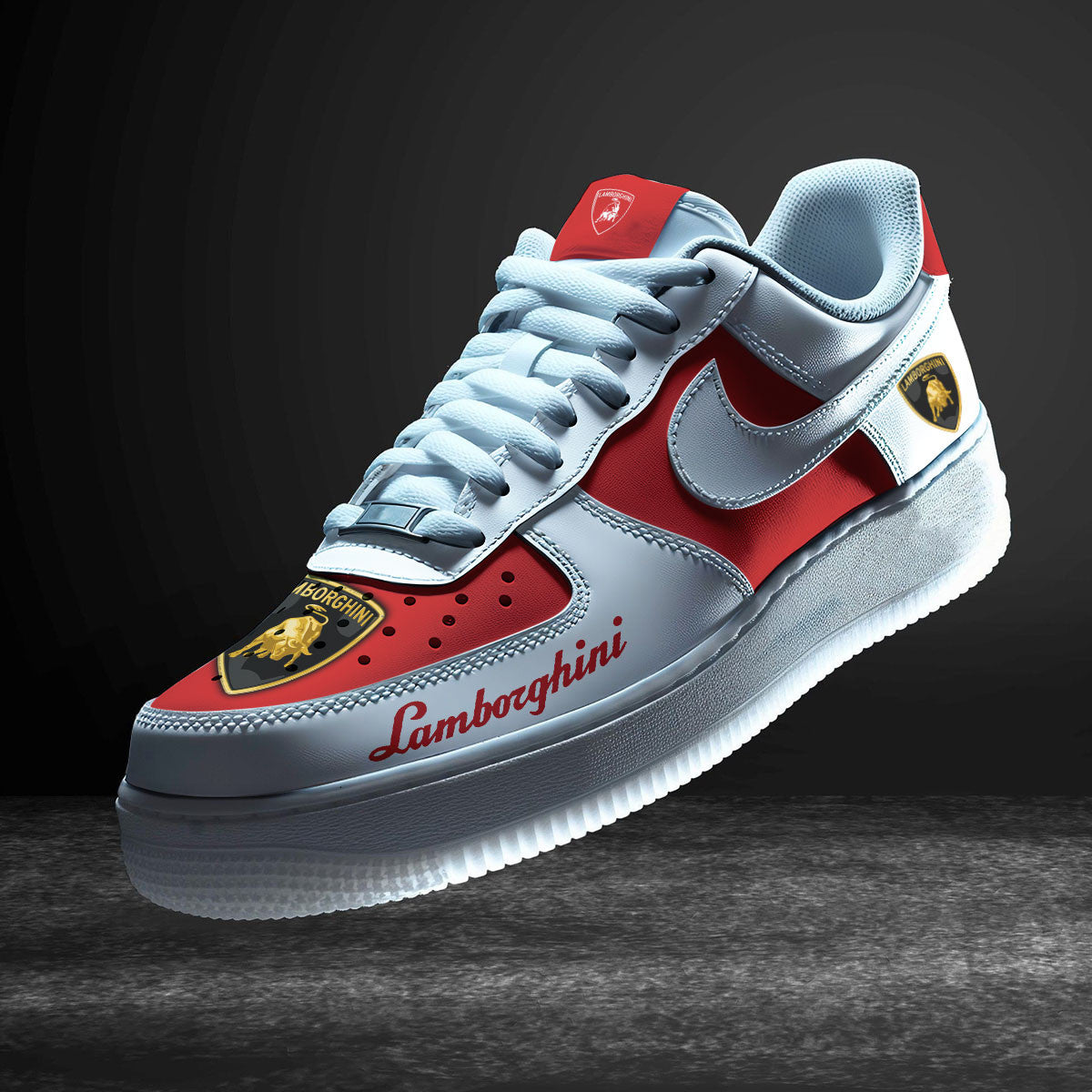 Ideafootwear Lamborghini Air Low-Top Sneakers Shoes For Men And Women 2