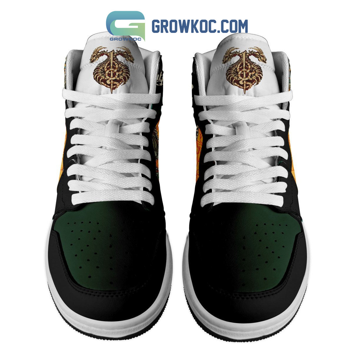 Ideafootwear Lamp Of God Love AJ1 High Sneakers Shoes For Men And Women 1