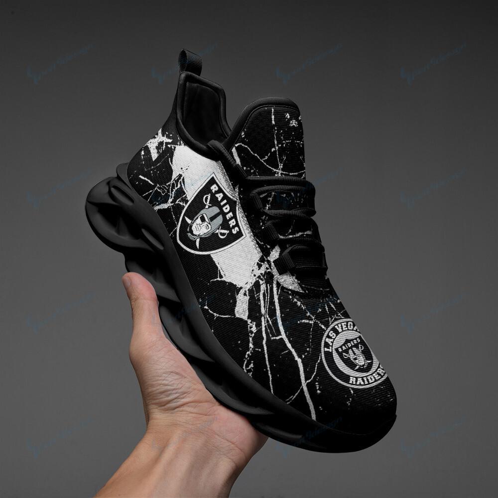 Ideafootwear Las Vegas Raiders Max Soul Shoes Sneakers For Men And Women 41