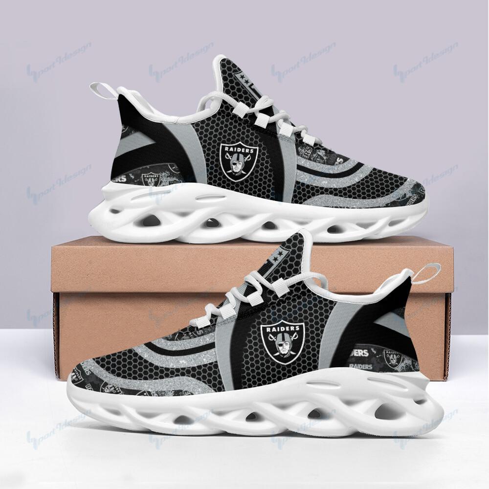 Ideafootwear Las Vegas Raiders Max Soul Shoes Sneakers For Men And Women 53