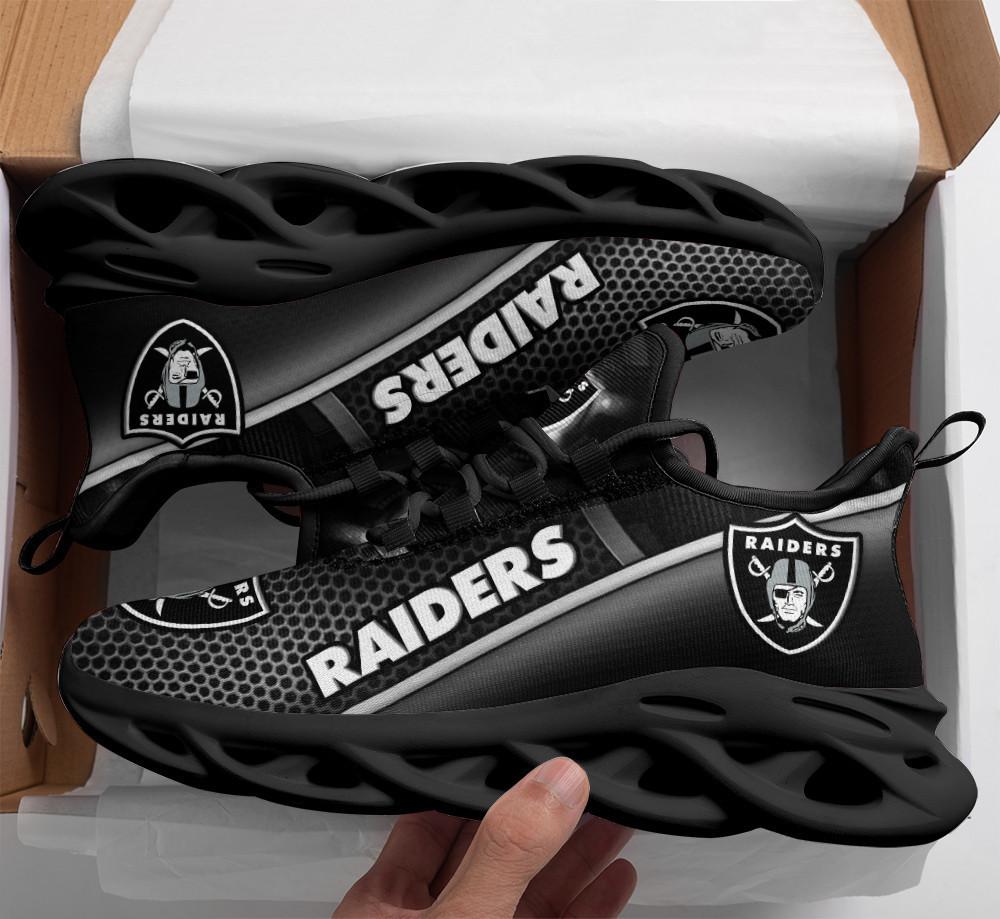 Ideafootwear Las Vegas Raiders Max Soul Shoes Sneakers For Men And Women 46