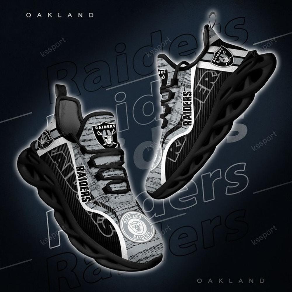 Ideafootwear Las Vegas Raiders Max Soul Shoes Sneakers For Men And Women 44