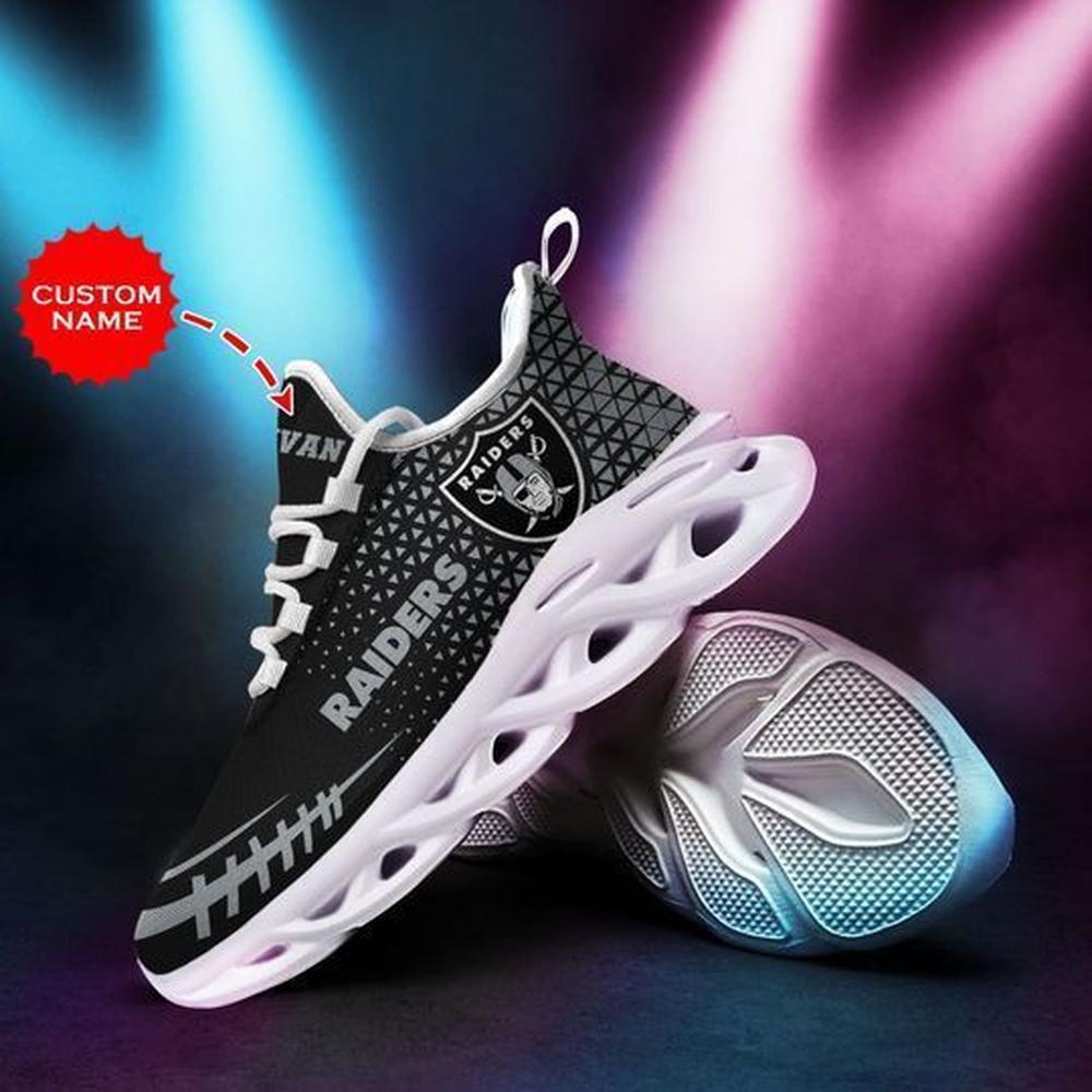 Ideafootwear Las Vegas Raiders Max Soul Shoes Sneakers For Men And Women 88